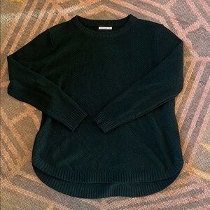 Pink clover forest green 🧶 Sweater -1x